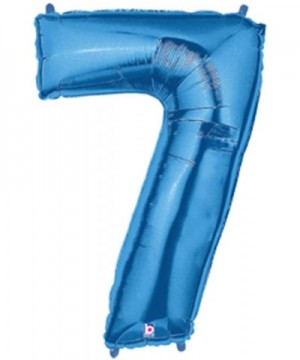 40 Inch Megaloon Blue Number 7 Balloon- 40 - C5112JXKMJH $6.04 Balloons