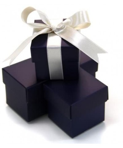 2-Piece 50-Pack Square Favor Boxes- Navy Blue - CW11F0DKGKD $13.70 Favors