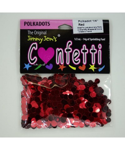 Confetti Circle 1/4" Red - Retail Pack 8558 QS0 - CZ18CHUGYLL $5.24 Confetti