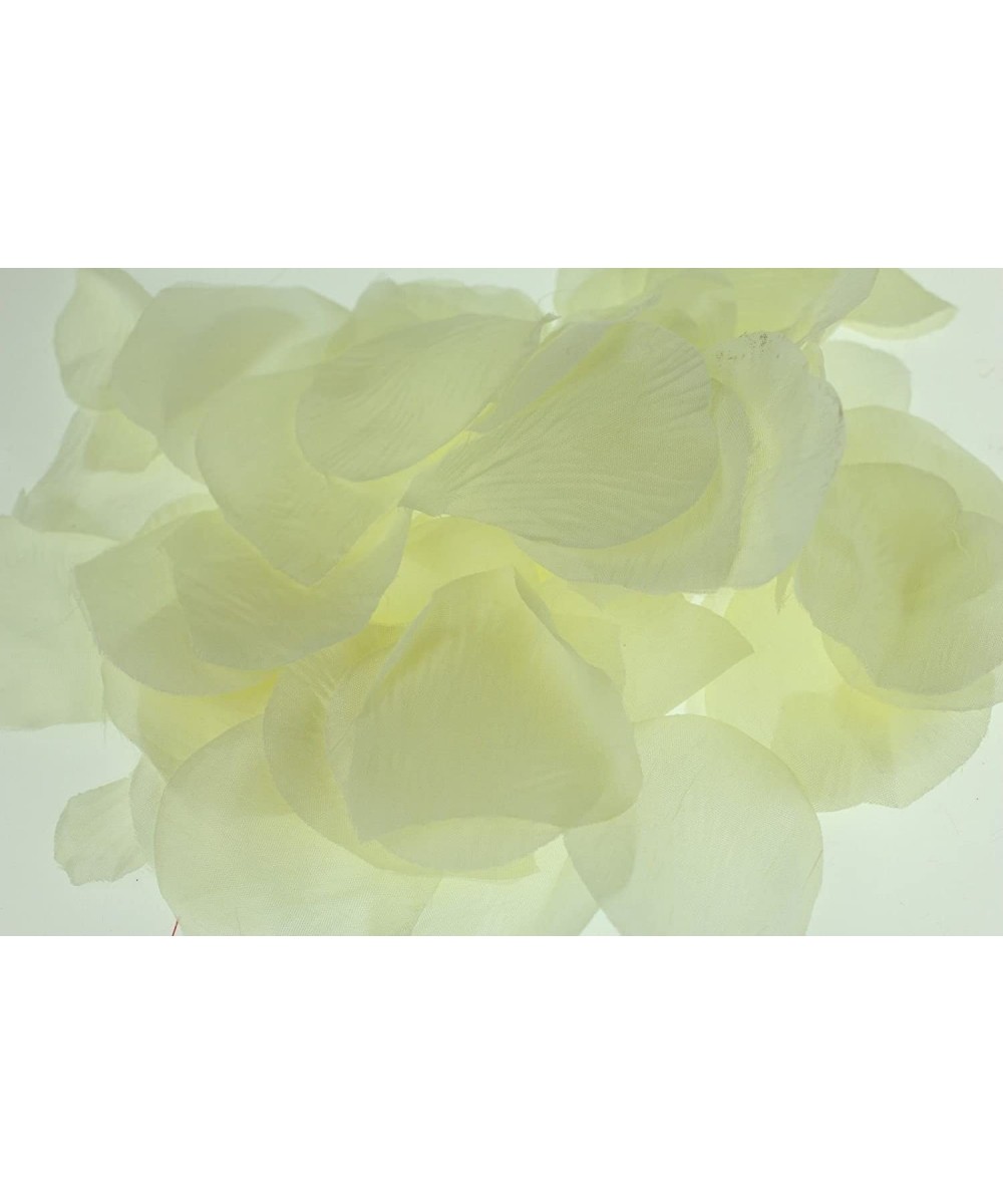 Faux Rose Petals Confetti Table Scatter- 400 Pcs (Ivory) - Ivory - CT11N5KQD7X $4.82 Confetti