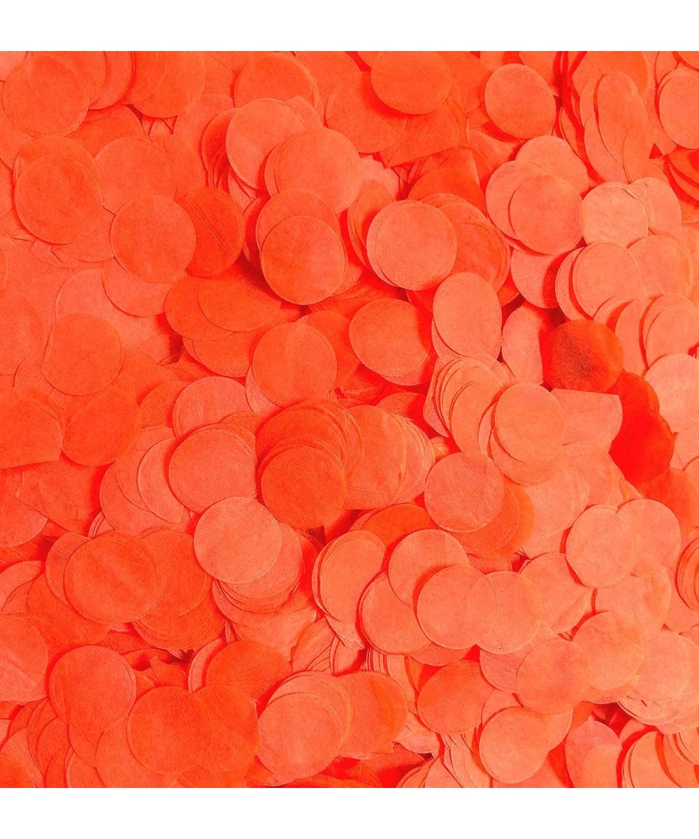 Orange Confetti 15mm Tissue Paper Confetti Circle Filled Balloons or Table Party Decoration 5000 pcs - Orange - CA19CZL2IW0 $...