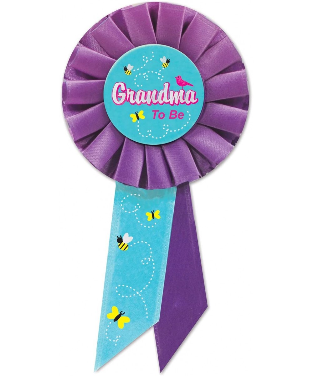 Grandma to be Rosette- 3 1/4 by 6 1/2-Inch- Multicolor - CP11TXKURUN $4.83 Favors