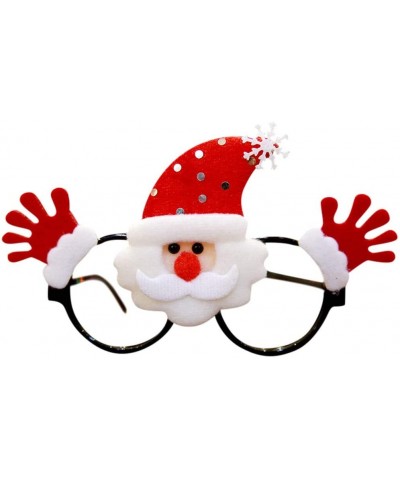 Christmas Costumes Accessories Party Cosplay Funny Glasses Frames Accessories for Kids Santa Claus Snowman - B - C018AGWO5TM ...