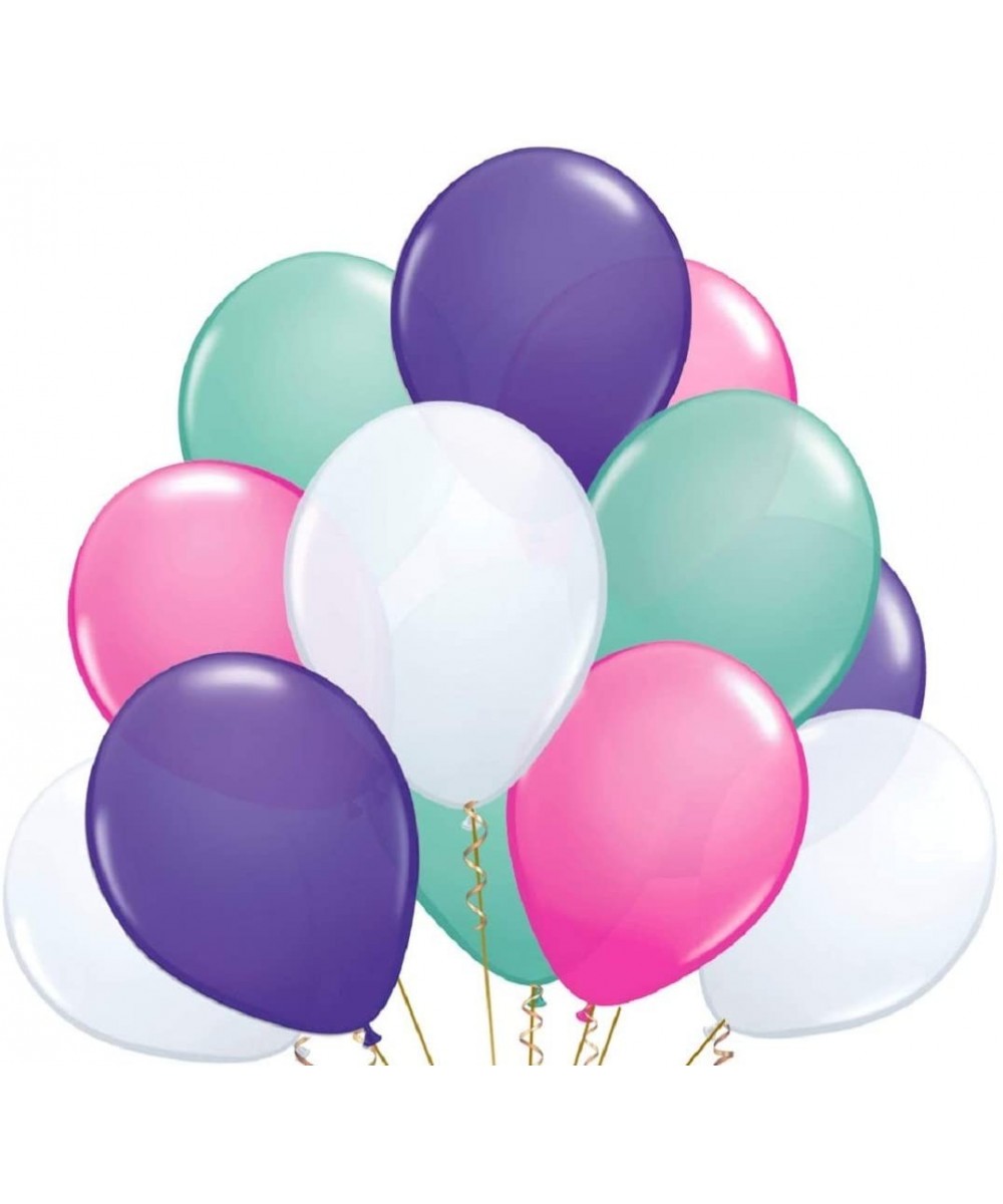 Mermaid Pop Color Bundle Balloon Latex 12 (pop Cake) - Ice Cream - CZ18R3O877Y $4.42 Balloons