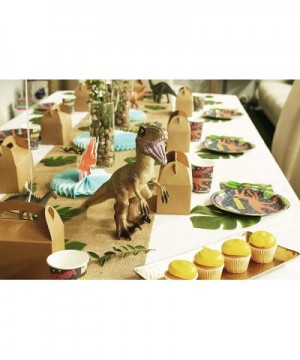 Dinosaur Party Supplies- Disposable Dinnerware Set (Serves 24- 144 Pieces) - CS18H9XQLEL $16.51 Party Packs