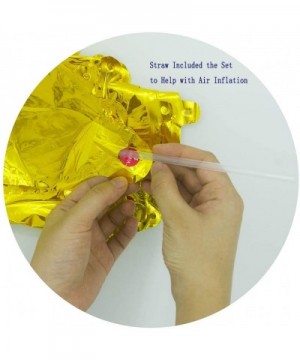 Gold 16" Letters Merry Christmas Foil Balloons Party Decorative Balloons (Gold) - Gold - C0126QCS1VR $5.77 Balloons