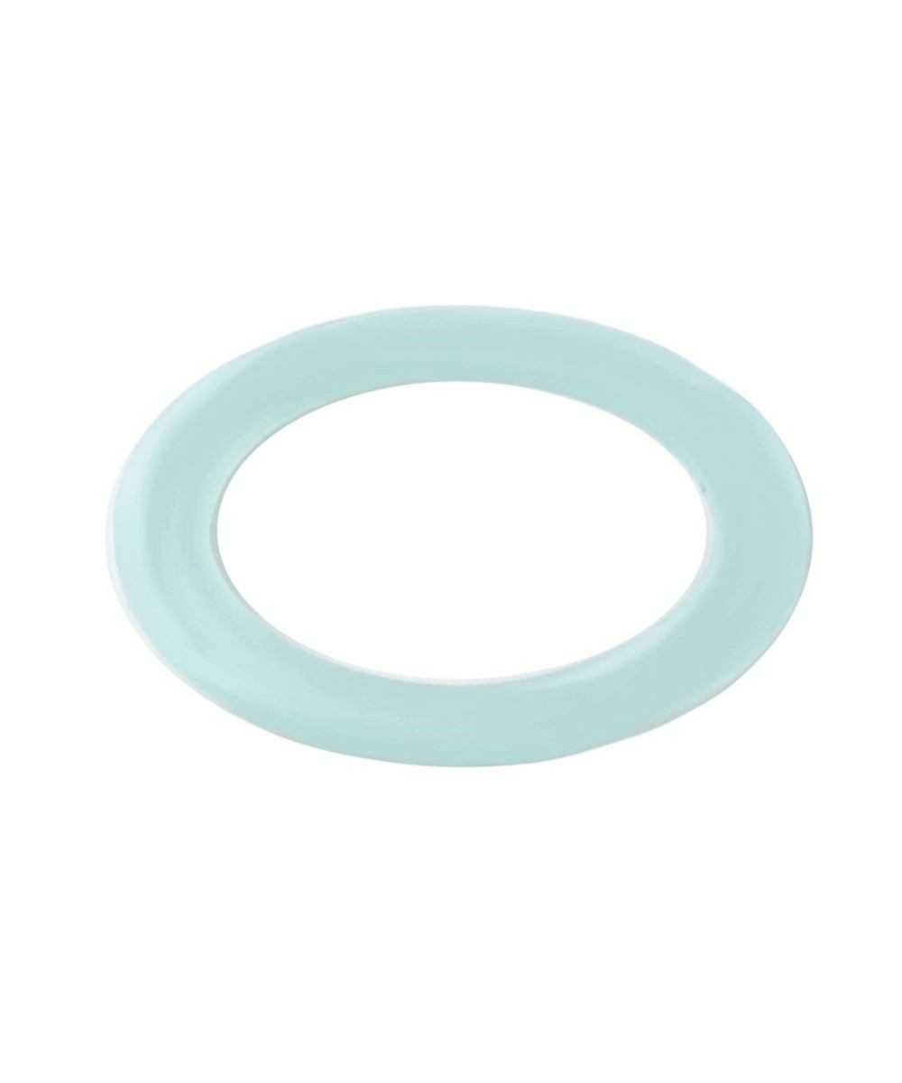 Light Blue Silicone Ring for (210BOKA45 & 210BOKA65) Canning Jars (Case of 24) - Reusable & Dishwasher Safe Bands for Mason J...