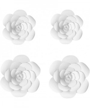 4pcs 3D Paper Flower Decorations Giant Paper Flowers Party DIY Handcrafted Paper Flowers for Wedding Backdrop Bridal Shower B...