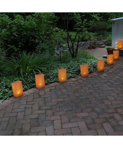 10 Count Electric Luminaria Kit- Tan - Tan - CQ128DSAOAV $22.40 Luminarias