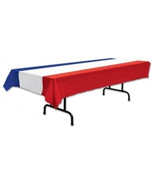 Patriotic Tablecover (Red- White- Blue) Party Accessory (1 Count) (1/pkg) Pkg/6 - Red/White/Blue - C211YQLCHR5 $24.97 Tableco...