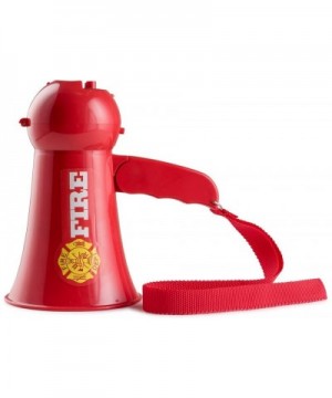 Dress-Up-America Firefighter Megaphone For Kids - Red Fireman Megaphone Bullhorn With Siren Sound - C611Y9D7J2X $10.62 Noisem...