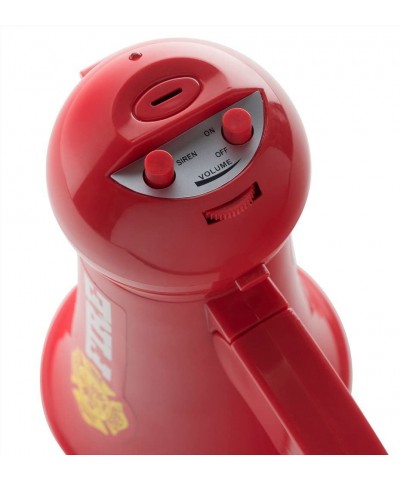 Dress-Up-America Firefighter Megaphone For Kids - Red Fireman Megaphone Bullhorn With Siren Sound - C611Y9D7J2X $10.62 Noisem...