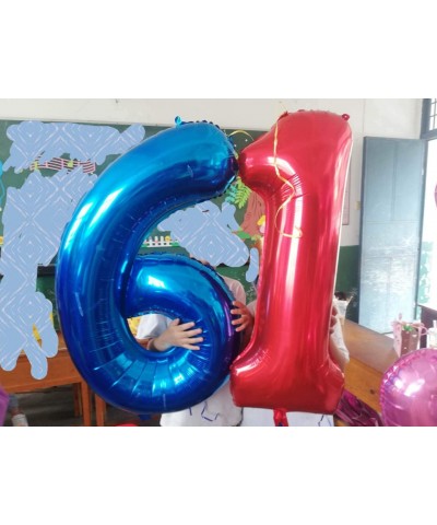 40 Inch Large Blue Number 1 Helium Balloon-Foil Digital Balloons for Party Birthday Anniversary Festival Decorations - Blue 1...