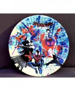 Combo 1 12PC Combo + 6PC Cups + 6PC Plates Spiderman INTO The Spider Verse SPIDERVERSE Game Party Supplies Decoration Theme B...