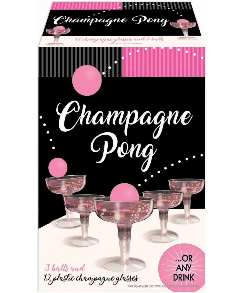 Champagne Prosecco Pong Luxury Kit - Alternative to Beer Pong Game Set - for Birthday- Bachelor- Bachelorette- New Years- Cel...