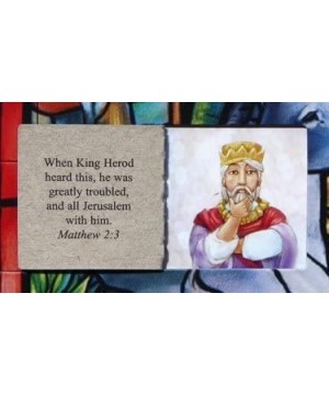 Stained Glass Holy Night Advent Calendar - C612FOWF7DZ $4.52 Advent Calendars