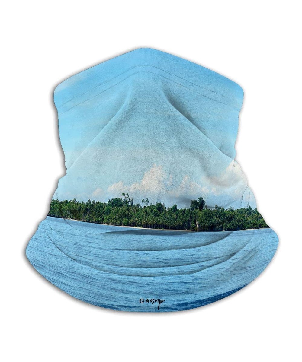 Face Mask Custom 3D Seamless Half Face Bandana Balaclava - Togean Islands Or Togian Islands in The Gulf of Tomini - Multi-Pur...