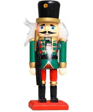 Wooden Soldier Nutcracker- 15CM Christmas Decoration Wooden Nutcracker Soldier-Traditional Christmas Wooden Nutcracker bearab...