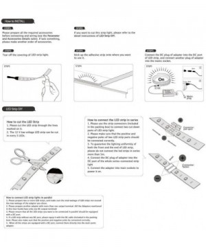 Water-Resistance IP65- 12V Waterproof Flexible LED Strip Light- 16.4ft/5m Cuttable LED Light Strips- 300 Units 3528 LEDs Ligh...