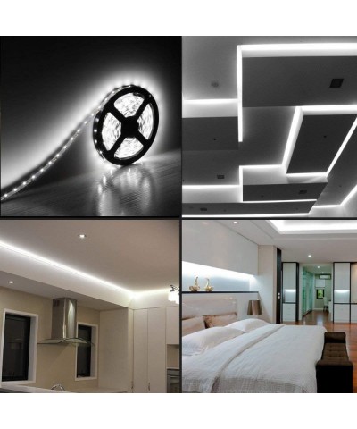 Water-Resistance IP65- 12V Waterproof Flexible LED Strip Light- 16.4ft/5m Cuttable LED Light Strips- 300 Units 3528 LEDs Ligh...