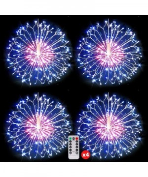 Fairy Firework String Lights-198 LED Copper Lights-8 Modes Dimmable Hanging Fairy Lights-Waterproof Starburst Lights Dandelio...