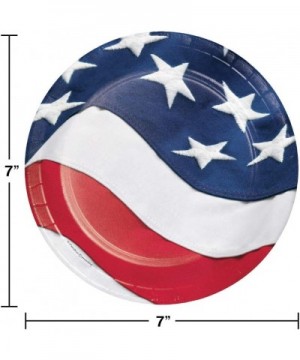 Freedoms Flag Dessert Plates- 24 ct - CR180LWWCM9 $7.50 Tableware