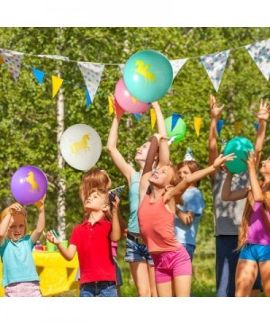 60 Pcs Unicorns Balloons- Latex Balloons for Unicorn Birthday Baby Shower Unicorn Theme Party Supplies (Pink- White- Purple-T...