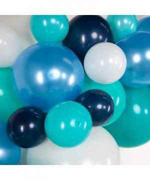 16 ft Balloon Arch & Garland Kit - 100 Balloons- Blue- White- Blue - Birthday Party Decorations- Baby Shower- Engagement- Bri...