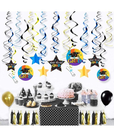 2020 Graduation Decorations Hanging Swirls Kit - Graduation Party Supplies 2020 Hanging Ceiling for High School Prom Grad Par...