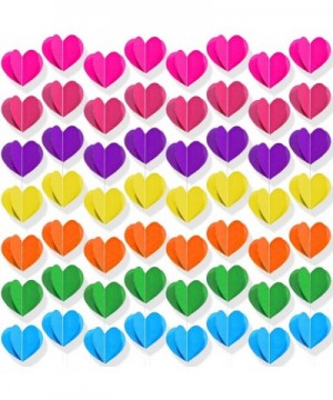 Colorful Paper Heart Bunting Decorations Banners Wedding Bridal Party Garland Decor- 2 Packs - CW12NZ8ZIO8 $7.39 Banners & Ga...