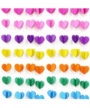 Colorful Paper Heart Bunting Decorations Banners Wedding Bridal Party Garland Decor- 2 Packs - CW12NZ8ZIO8 $7.39 Banners & Ga...