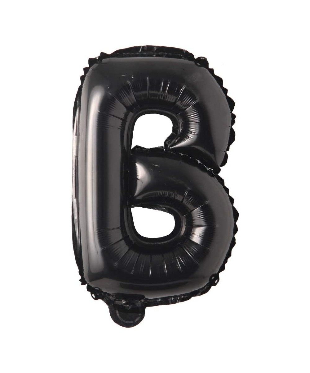 16" inch Single Black Alphabet Letter Number Balloons Aluminum Hanging Foil Film Balloon Wedding Birthday Party Decoration Ba...