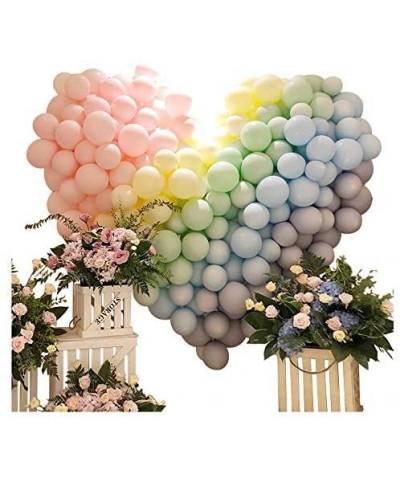 100pcs Pastel Latex Balloons 10 Inches Assorted Macaron Candy Colored Latex Party Balloons for Wedding Graduation Kids Birthd...