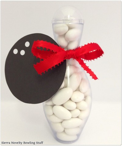 Mini Bowling Pin Candy Container Party Favor 12 Pack - CX126YFHLY9 $26.80 Favors