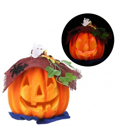 2PCS Halloween Pumpkin Lantern Night Light-Ghost Pumpkin Lantern-Lamps Halloween Decorations BubblePumpkins Lamp Gift (C) - C...