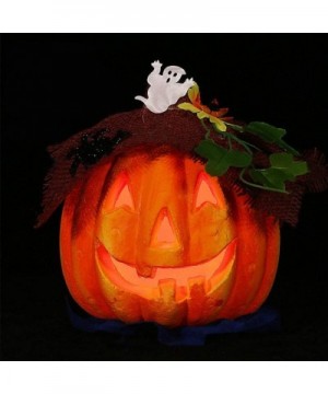 2PCS Halloween Pumpkin Lantern Night Light-Ghost Pumpkin Lantern-Lamps Halloween Decorations BubblePumpkins Lamp Gift (C) - C...