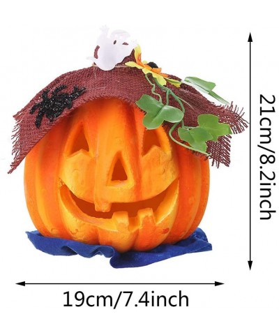 2PCS Halloween Pumpkin Lantern Night Light-Ghost Pumpkin Lantern-Lamps Halloween Decorations BubblePumpkins Lamp Gift (C) - C...