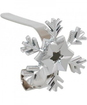 The Original MantleClip Stocking Holder with Removable Holiday Icons- Silver 2-Pack (Snowflake Icons) - Silver - CE11QCHJUV7 ...