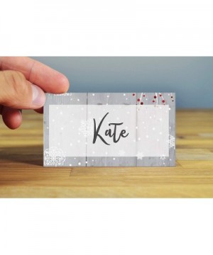 Winter Holiday Name Place Cards - 25 Christmas Holiday Table Tents - Place Cards (Winter Tree) - Winter Tree - C018ZAQ2GXY $7...