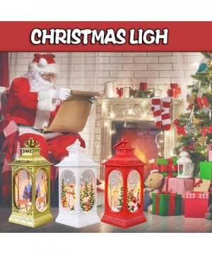 1PCS Christmas Portable Lanterns- Colorful Night Lamp Lights LED Xmas Cute Santa Snowman Christmas Tree Merry Flame Lights Ha...