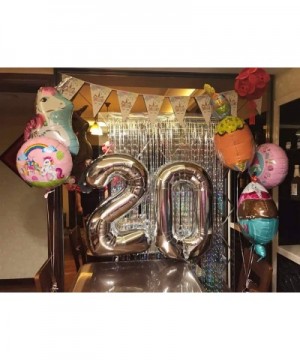 Silver Number 20 Balloon- 40 inch - Silver Number 20 - CQ18I4I8GI9 $7.08 Balloons