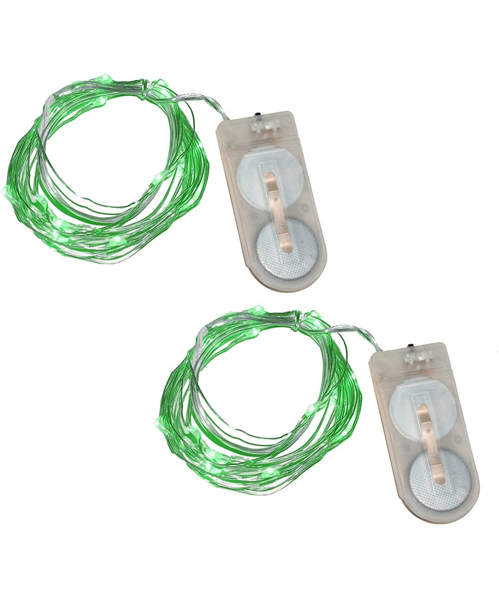 2 Count Battery Operated Submersible Mini String Lights (80 Lights)- Green - Green - CK12I7QA4GJ $11.50 Outdoor String Lights