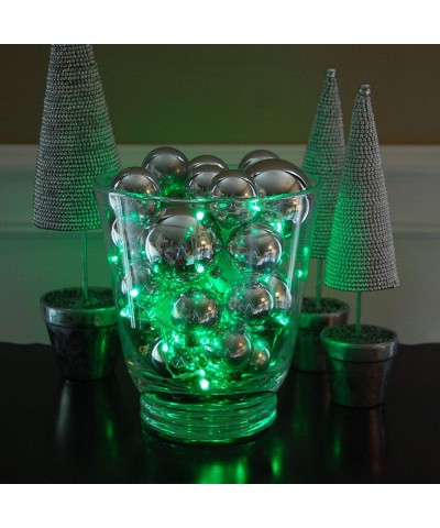 2 Count Battery Operated Submersible Mini String Lights (80 Lights)- Green - Green - CK12I7QA4GJ $11.50 Outdoor String Lights