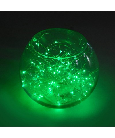 2 Count Battery Operated Submersible Mini String Lights (80 Lights)- Green - Green - CK12I7QA4GJ $11.50 Outdoor String Lights