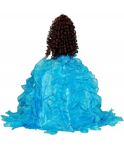 24" Porcelain Quince Anos Quinceanera Umbrella Last Doll Muneca Centerpiece ~Turquoise ~ KB24727-10 - Turquoise - CJ186M53GYE...