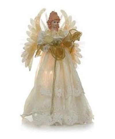Fiber Optic Musical Angel Tree Topper 16" - by Mogullifestyle - CB19385KWR6 $43.98 Tree Toppers
