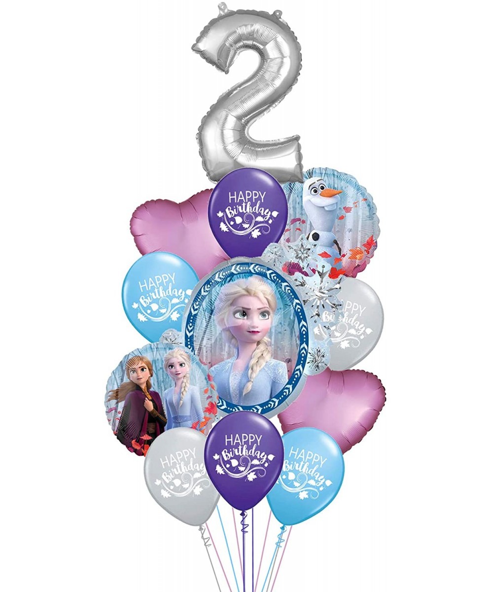 Frozen 2 Birthday Bouquet with Silver 2 - 2 - CA195TR0YUS $17.36 Balloons