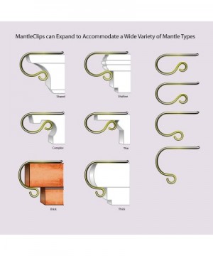 The Original MantleClip Stocking Holder with Rope Design - 4 Pack (Oil-Rubbed Bronze) - Oil-rubbed Bronze - CJ11E2GUDMZ $11.4...