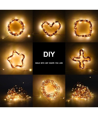99FT/30M 300 LED Fairy Lights- Waterproof Copper Wire String Lights with Remote Control- Dimmable Christmas Decorative Lights...