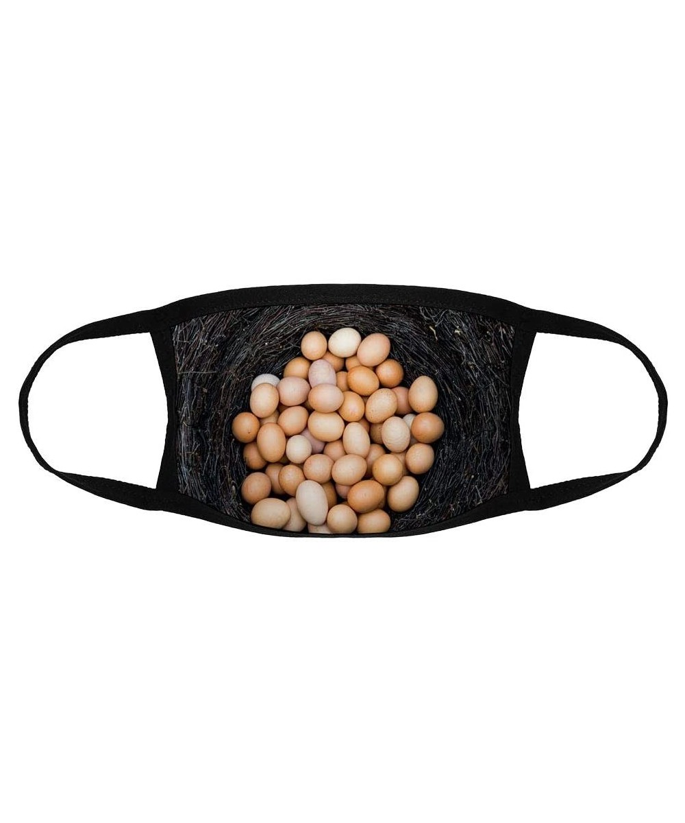 Chicken Eggs in/Reusable Face Mouth Scarf Cover Protection №IS156268 - Chicken Eggs in the Branches N19 - C319GU6TGSC $7.39 F...